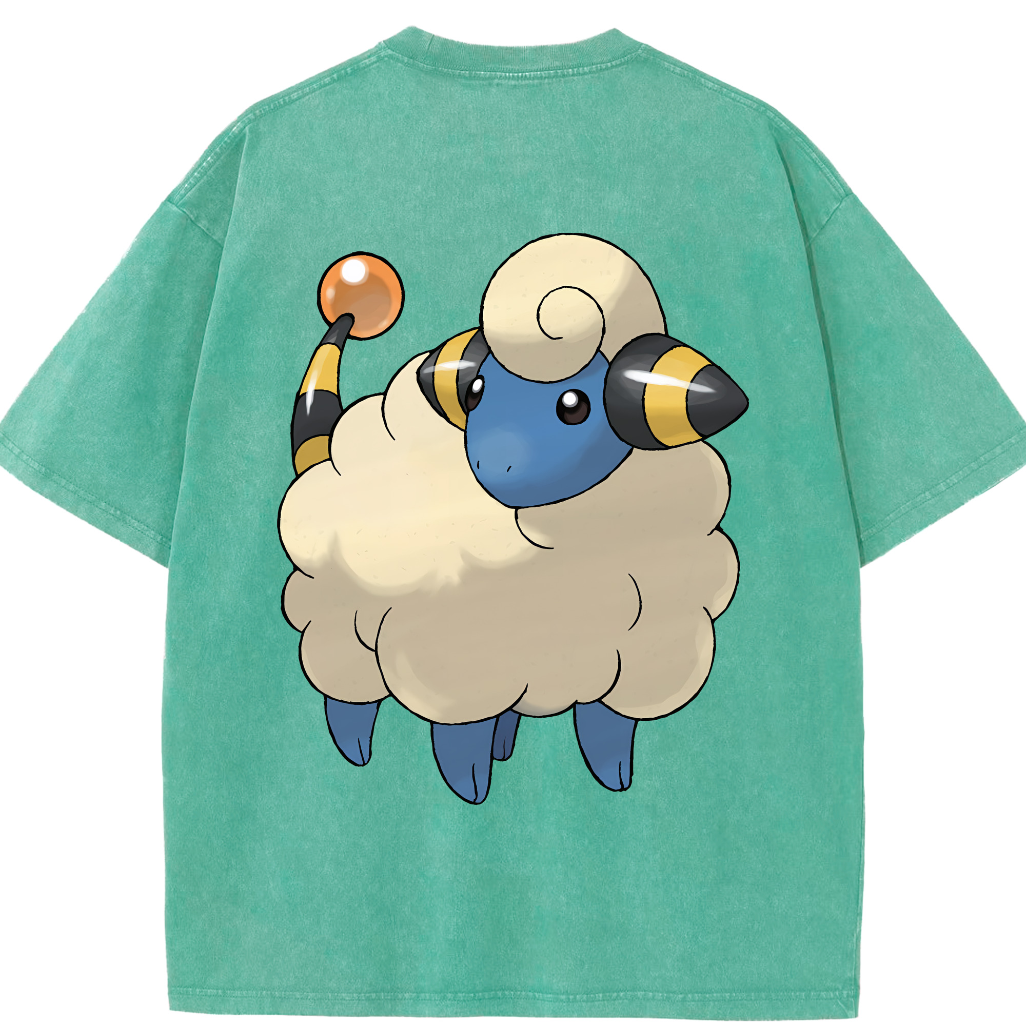（画像用） ポケットモンスター Pokémon 綿100% ヴィンテージ風 半袖Tシャツ（背面プリント）